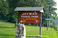 Fun things to do in Hendersonville NC : Jaymar Travel Park in Hendersonville NC. 