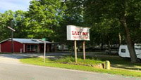 Fun things to do in Hendersonville NC : Lazy Boy Travel Trailer Park in Hendersonville NC. 