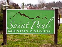 Saint Paul Vineyards in Hendersonville NC. 